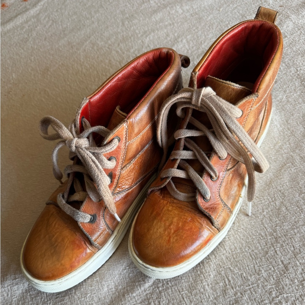 Bed Stu Brown High-Top Sneakers
